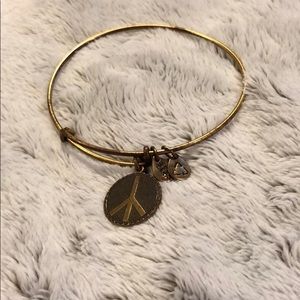 Alex & Ani Peace Sign Bracelet
